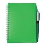 Color-Pro Spiral Unlined Notebook w/Pen (5¾"X7") - 7