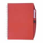 Color-Pro Spiral Unlined Notebook w/Pen (5¾"X7") - 9