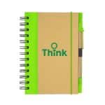 Eco-Inspired Hardcover Notebook & Pen - 8