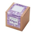 Garden of Hope Planter in Kraft Gift Box (Purple) - 1