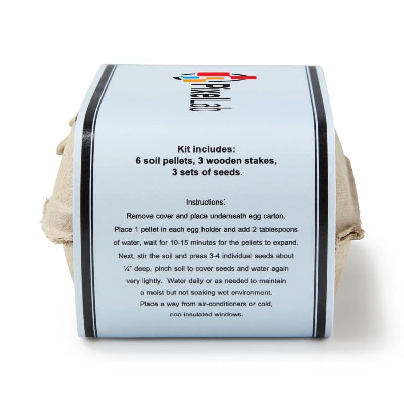 Grow Your Own Cocktail Herb Garden Kit w/Seeds - 4