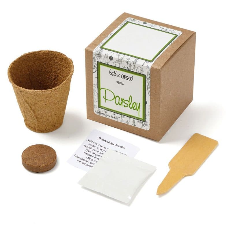 Growables Planter In Kraft Gift Box w/Seeds (Parsley) - 1