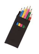 Jornikolor 6 Color Wooden Pencil Set in Black Box - 1