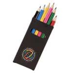 Jornikolor 6 Color Wooden Pencil Set in Black Box - 2