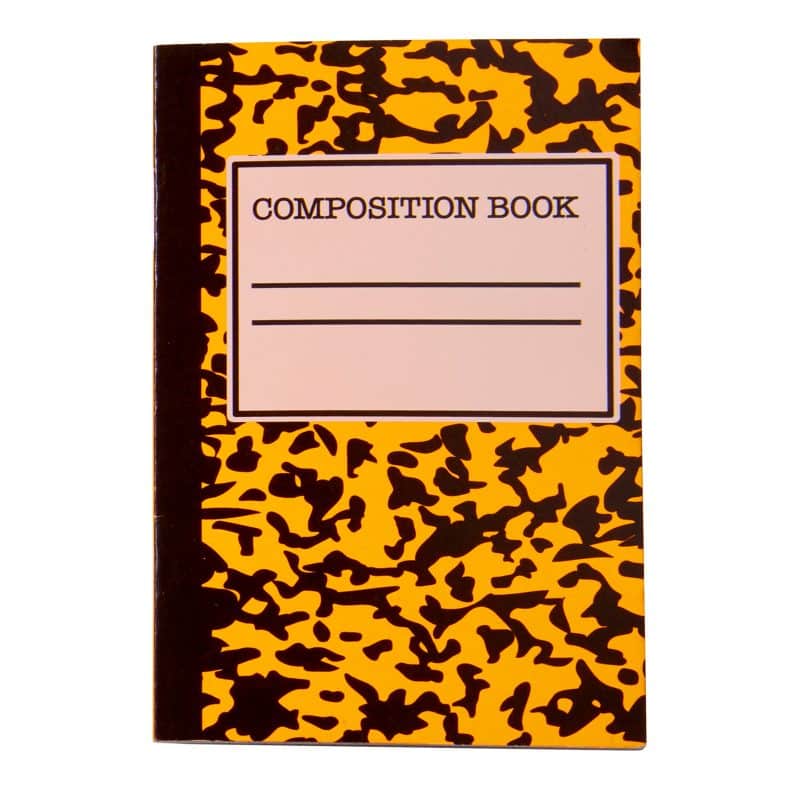 Mini Neon Composition Notebook - 5