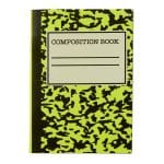 Mini Neon Composition Notebook - 9