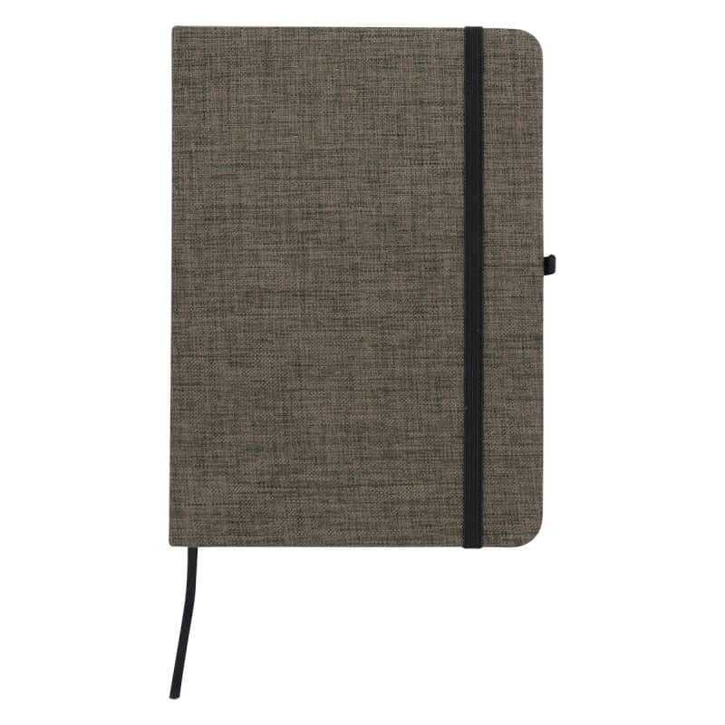 RPET Heathered Journal w/Pen Loop - 3