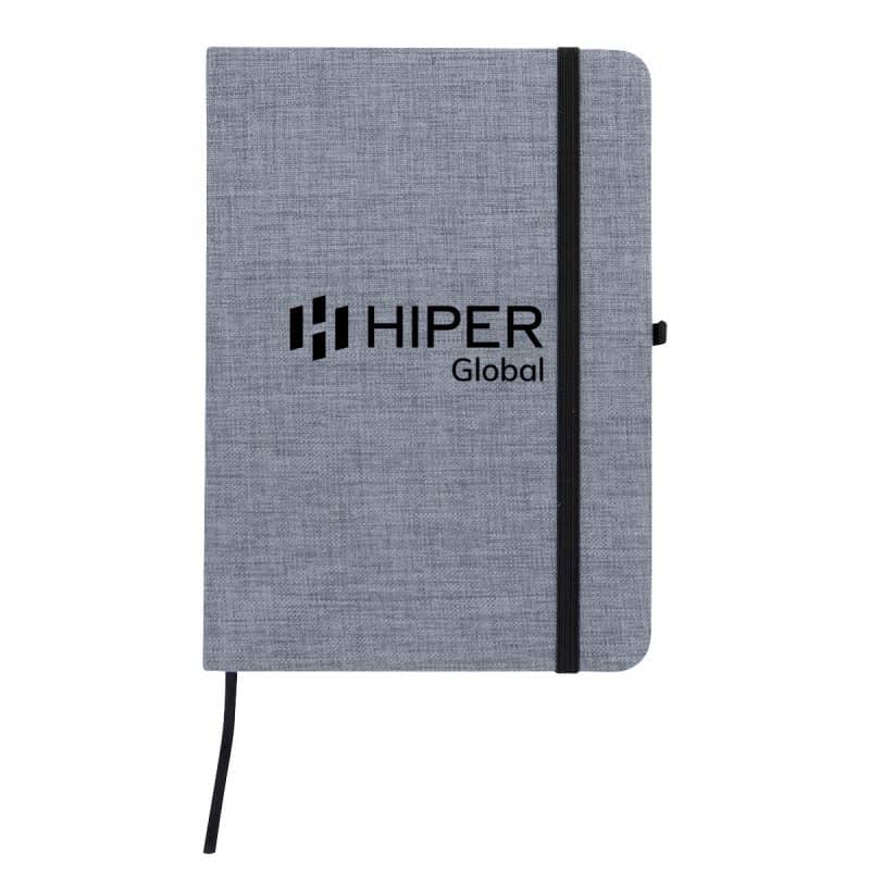 RPET Heathered Journal w/Pen Loop - 6
