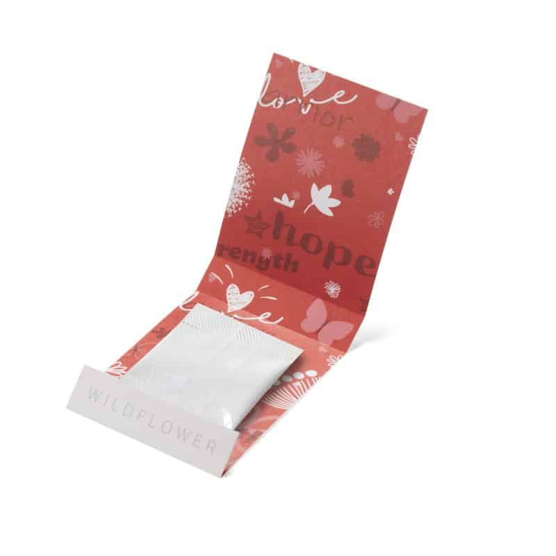 Red Ribbon Garden of Hope Matchbook - 2