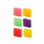 Square Translucent Erasers - 1