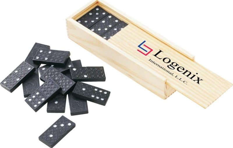 Travel Domino Set w/Wooden Box