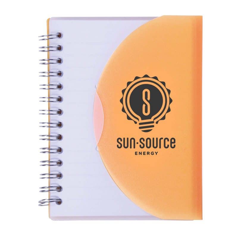 Two-Tone Spiral Notebook (4"X5") - 6