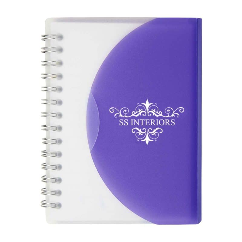 Two-Tone Spiral Notebook (4"X5") - 8