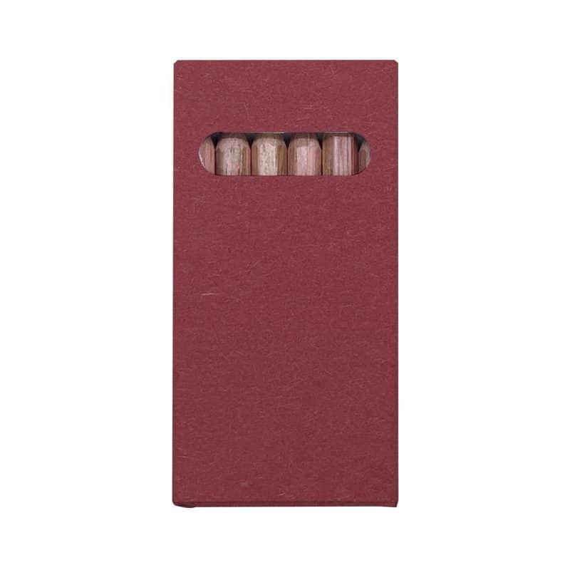 6 Color Wooden Pencil Set in Box - 8