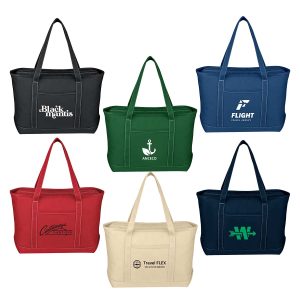 Large Starboard Cotton Canvas Tote Bag