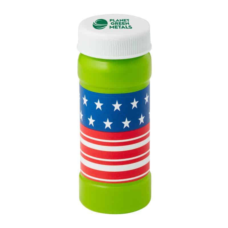 2 Oz. Patriotic Bubbles Imprinted Cap - 8