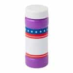 2 Oz. Patriotic Bubbles w/Full Color Digital Label - 5