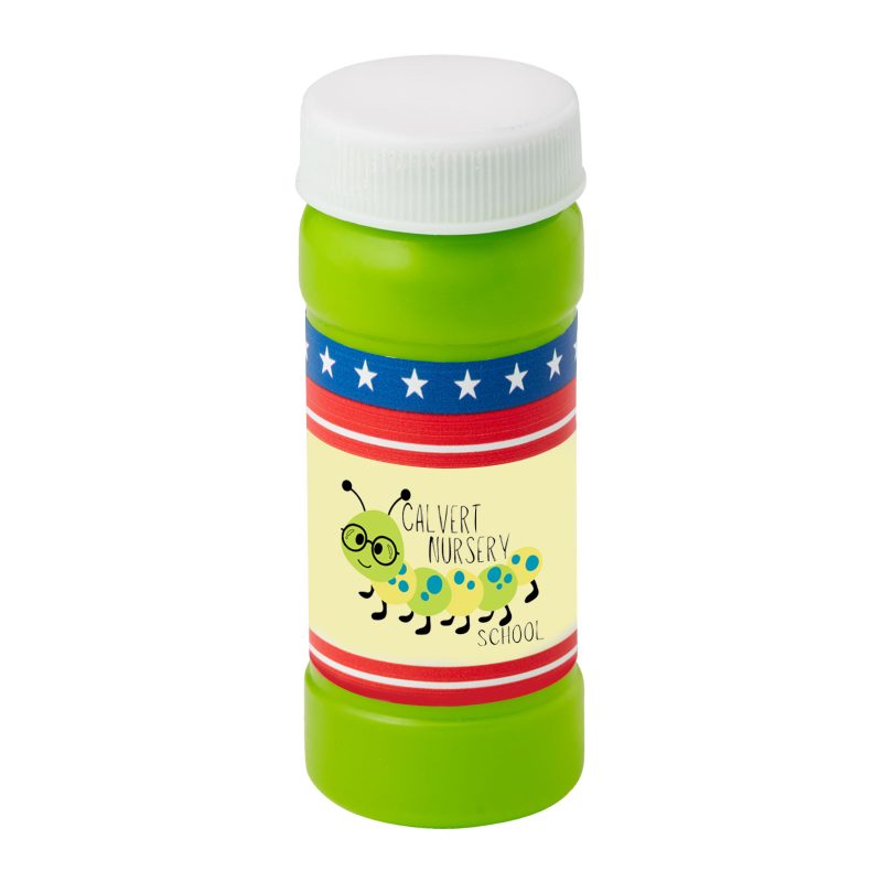 2 Oz. Patriotic Bubbles w/Full Color Digital Label - 8