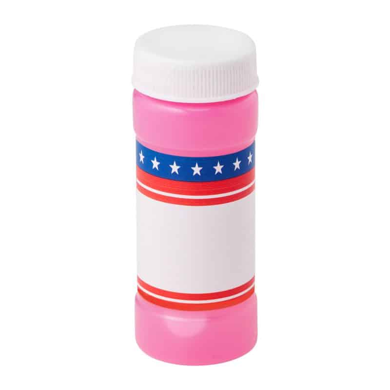 2 Oz. Patriotic Bubbles w/Full Color Digital Label - 9