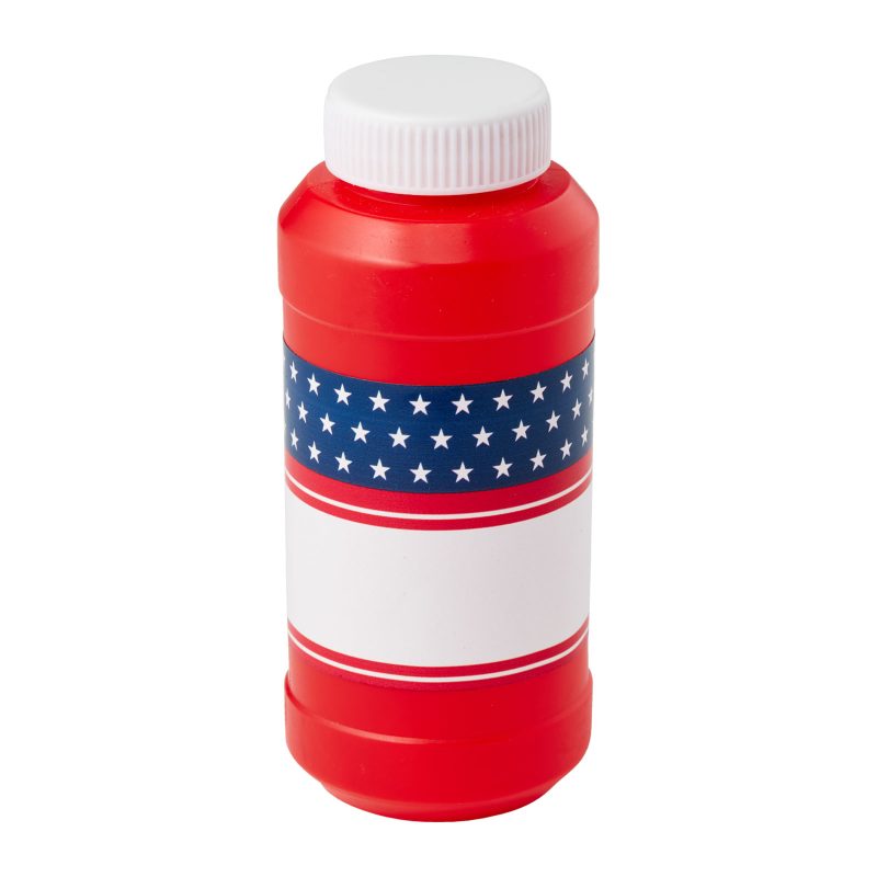 8 oz. Patriotic Bubbles with Full-Color Digital Label - 9