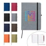 Jornikolor RPET Heathered Journal w/Pen Loop