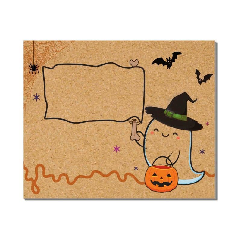 Halloween Kid's Coloring Book & 6-Color Pencil Set - 1
