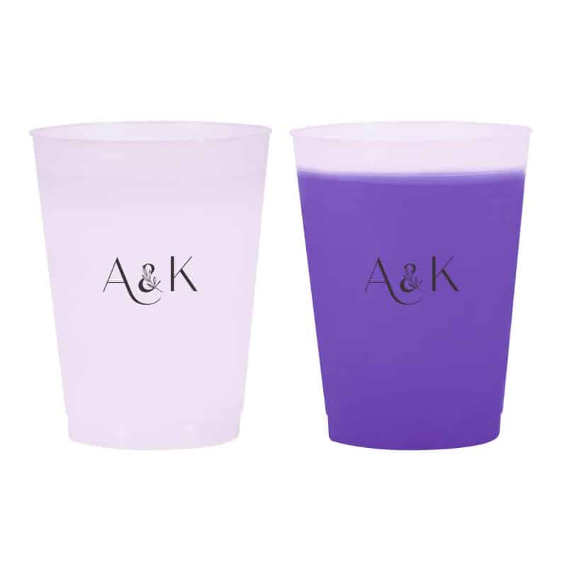 16 oz. Frosted Mood Reusable Flex Stadium Cup - 8