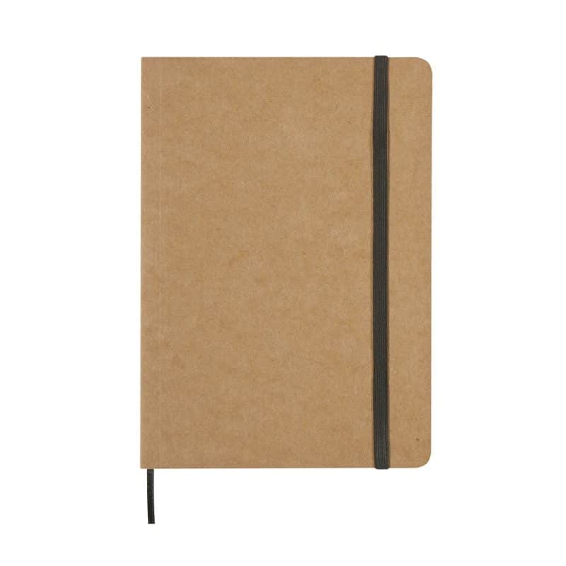 Eco Notebook with recycled paper and strap - 1