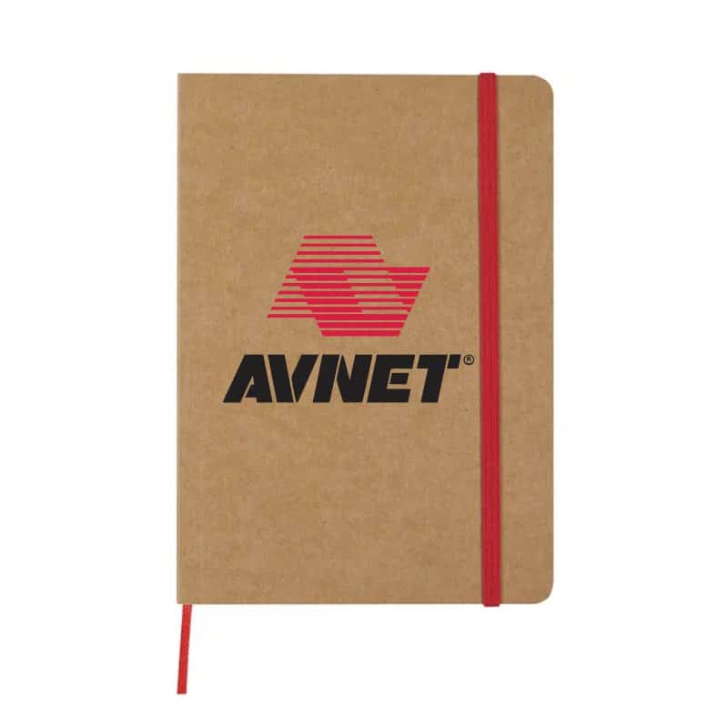 Eco Notebook with recycled paper and strap - 2