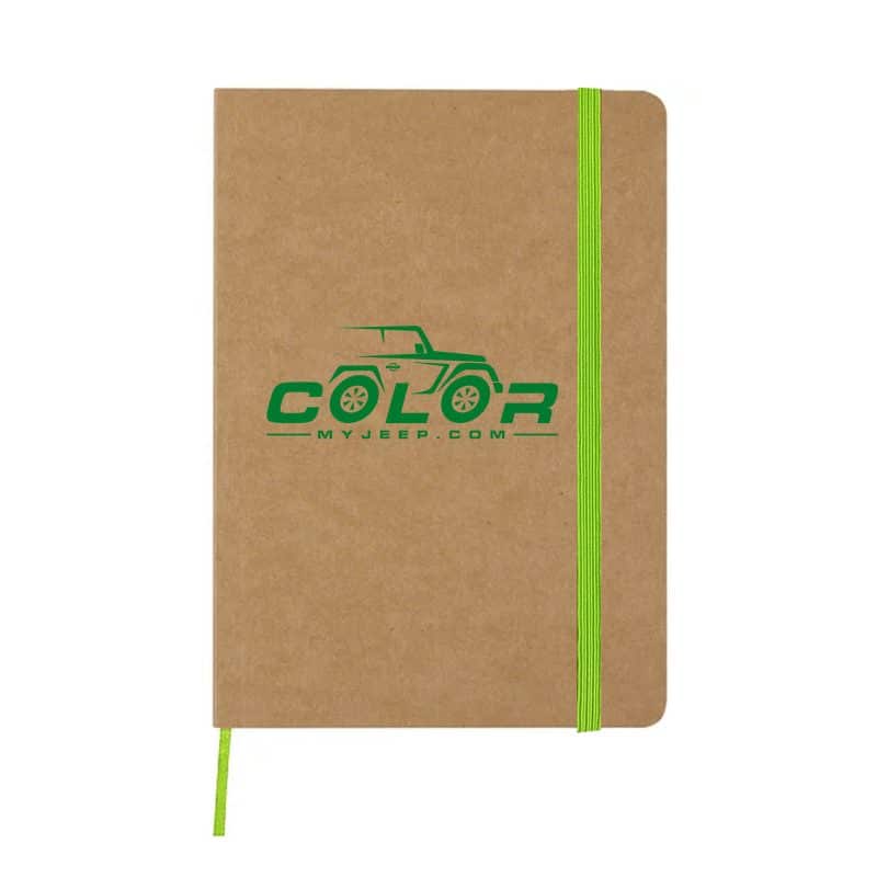 Eco Notebook with recycled paper and strap - 3