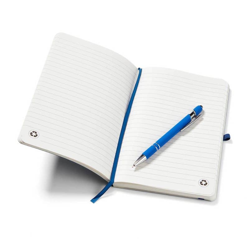 Eco Soft Cover Journal Notebook with Pen Loop - 3