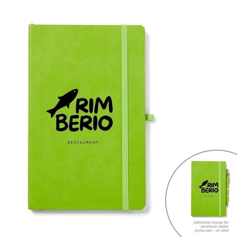 Eco Soft Cover Journal Notebook with Pen Loop - 8