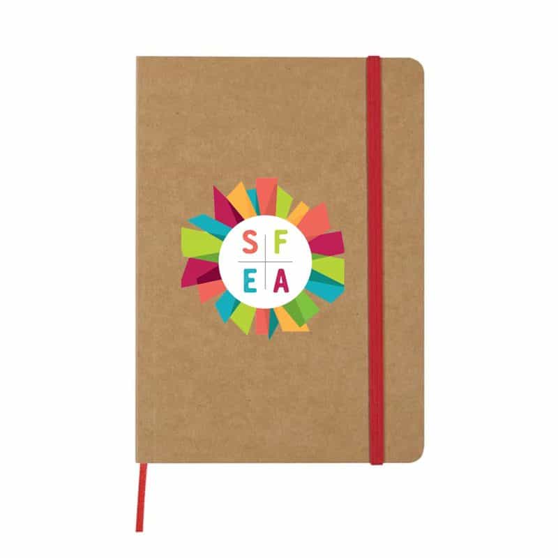 Jornikolor Eco Notebook with recycled paper and strap - 4
