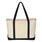 Jornikolor Large 24 oz. Starboard Cotton Canvas Tote Bag - 1