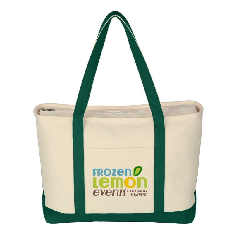 Jornikolor Large 24 oz. Starboard Cotton Canvas Tote Bag - 4