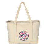 Jornikolor Large 24 oz. Starboard Cotton Canvas Tote Bag - 6