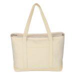 Large 24 oz. Starboard Cotton Canvas Tote Bag - 5