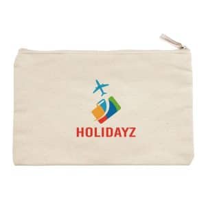 JORNIKOLOR 12 oz. Canvas Zippered Pouch