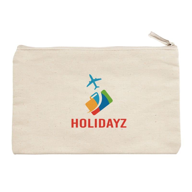 JORNIKOLOR 12 oz. Canvas Zippered Pouch