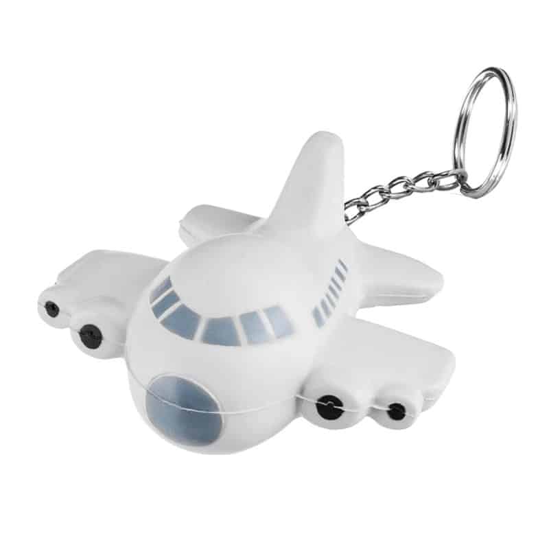 Airplane Stress Ball Keychain - 1
