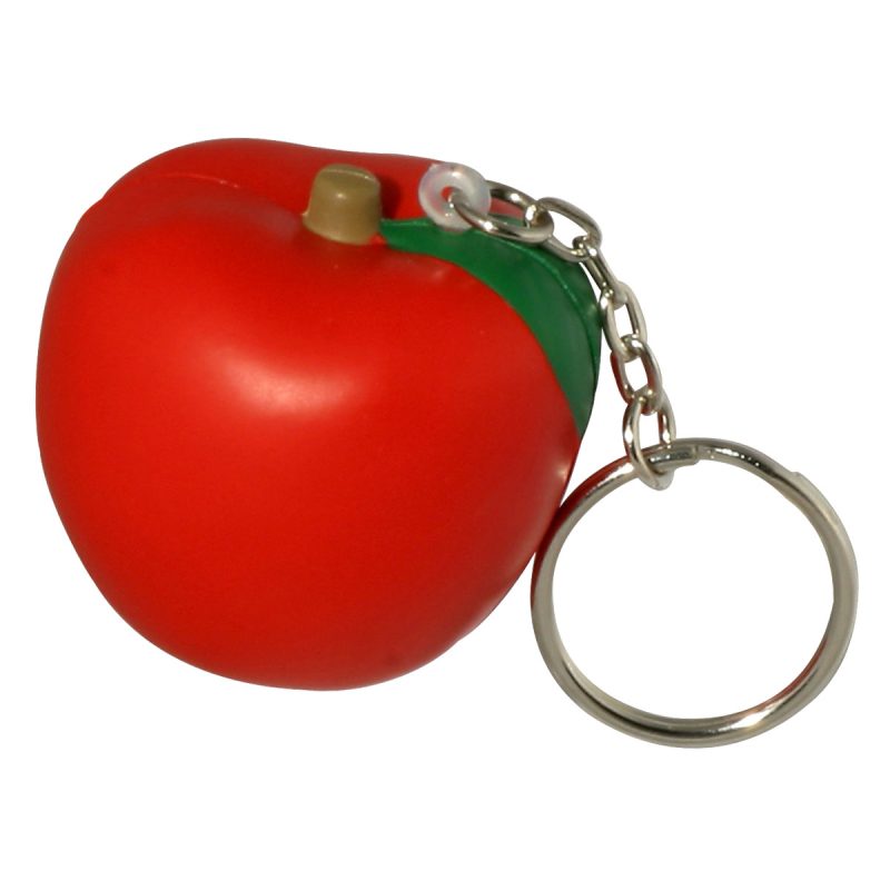 Apple Stress Ball Keychain - 1