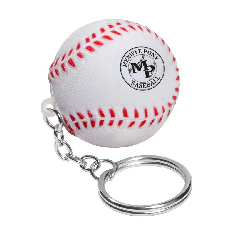 Baseball Stress Reliever Keychain - 2