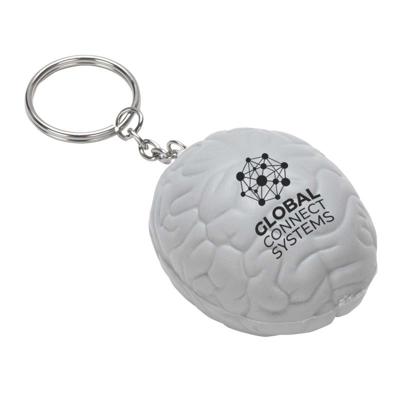 Brain-Stress-Ball-Keychain-JK-4017 Brain Stress Ball Keychain