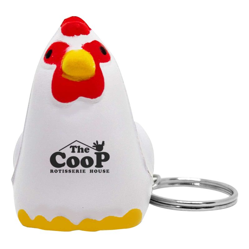 Chicken Stress Reliever Keychain - 2