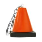 Construction Cone Stress Ball Keychain - 1
