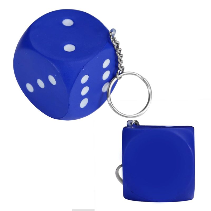 Dice Stress Ball Keychain - 1