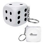 Dice Stress Ball Keychain - 6