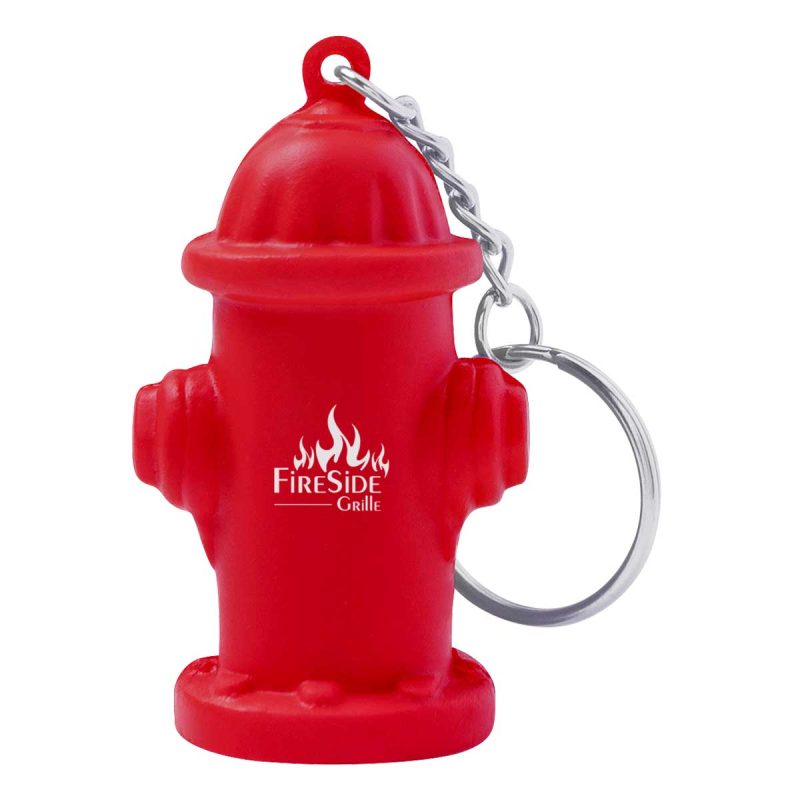 Fire Hydrant Stress Ball Keychain - 2