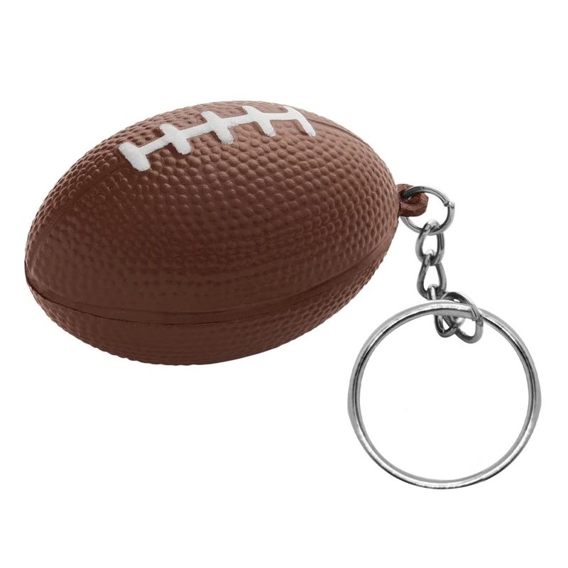 Football Stress Reliever Keychain - 1