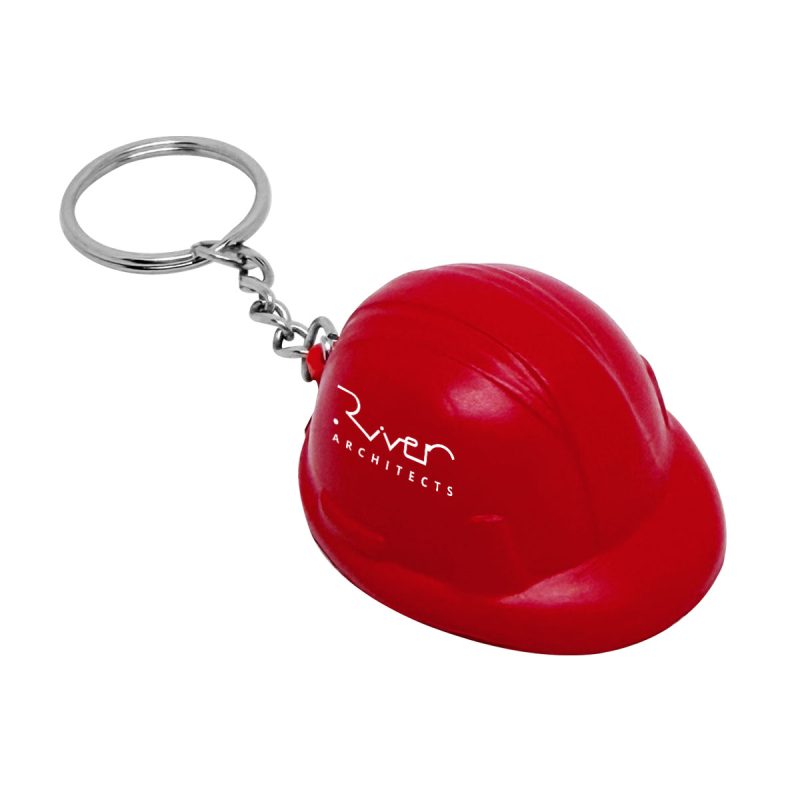 Hard Hat Stress Reliever Keychain - 4